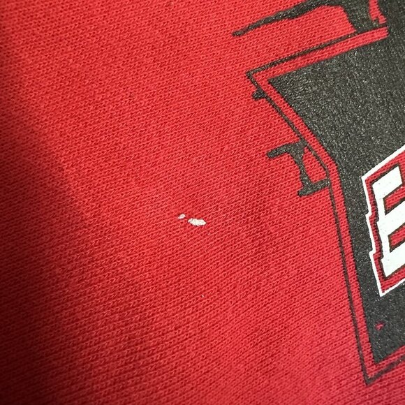 Champion Reverse Weave Hoodie Sweatshirt Large Red Eagle Fang Cobra Kai Karate - Picture 5 of 8